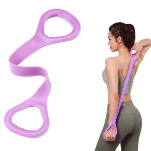 8 Fitness Workout Resistance Band Arm Back Shoulder Exercise Elastic Training Band Yoga Pilates Equipment